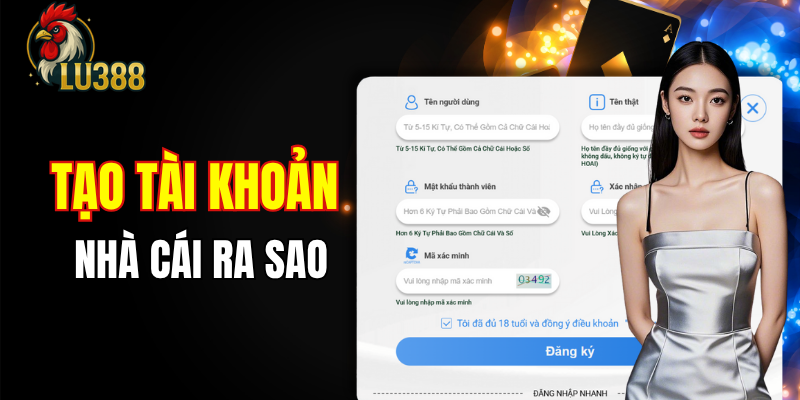 Cách tạo tài khoản đơn giản cho hội viên mới